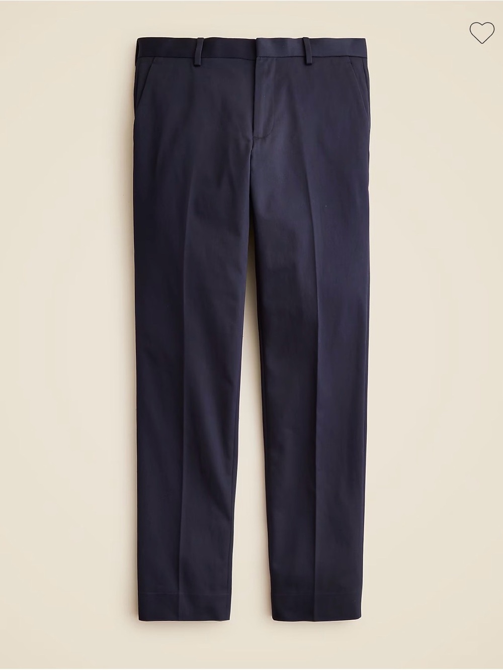 J.Crew Navy Ludlow Slim-fit Suit Pant in Japanese Cotton Chino Size 30 x 30 NWT - Picture 3 of 11